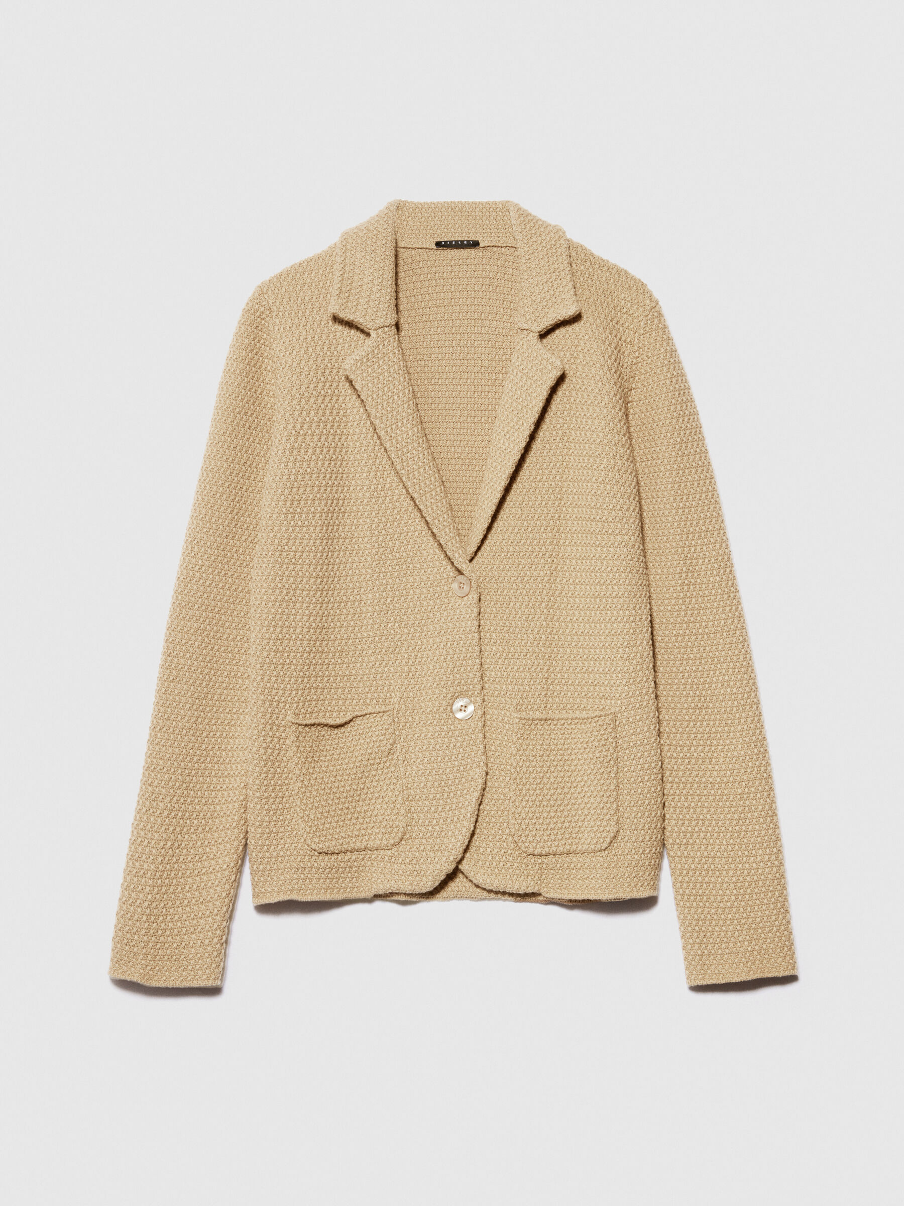 Tweed sales knit blazer