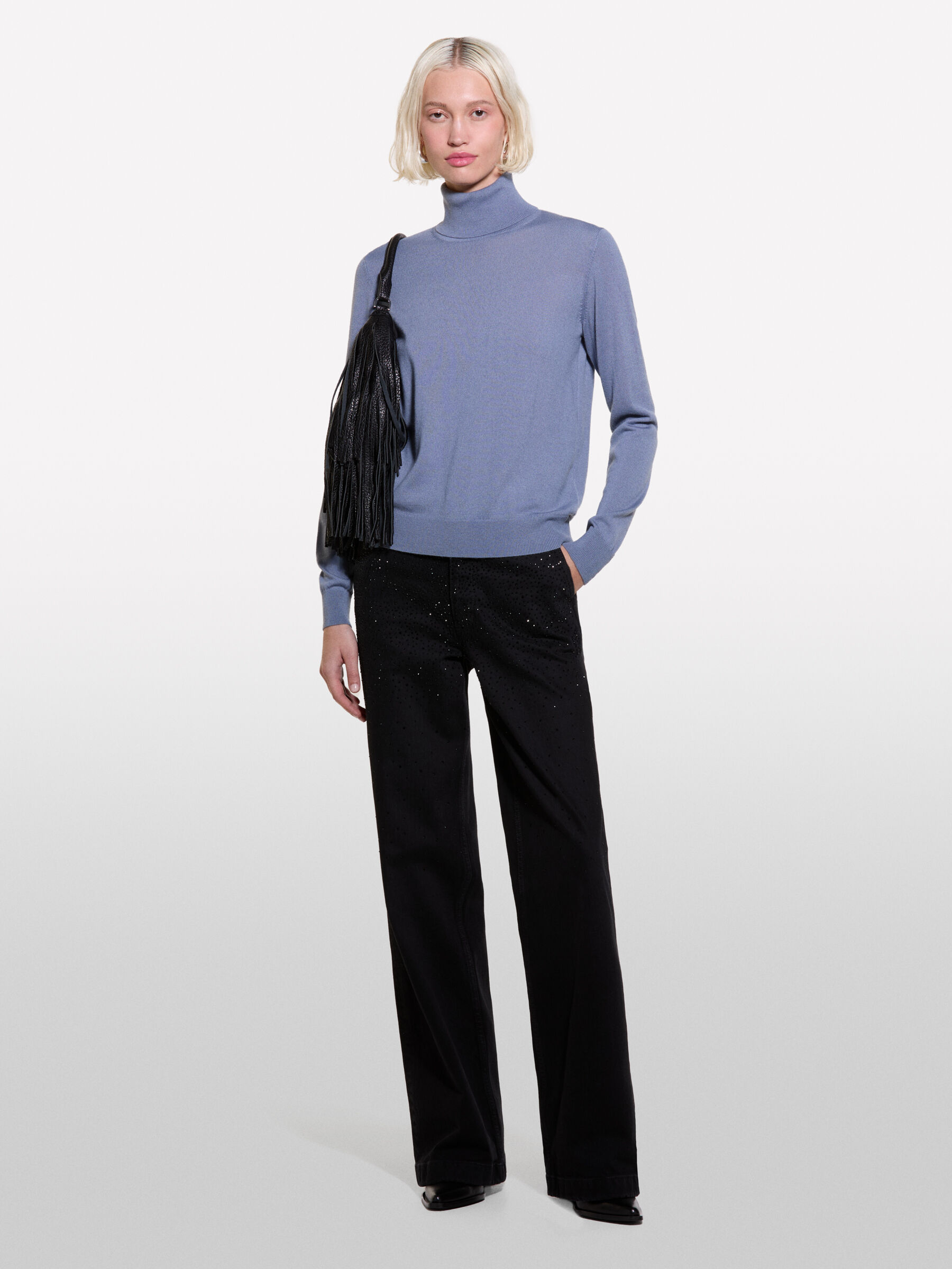 TURTLE NECK SWEATER Women image number null