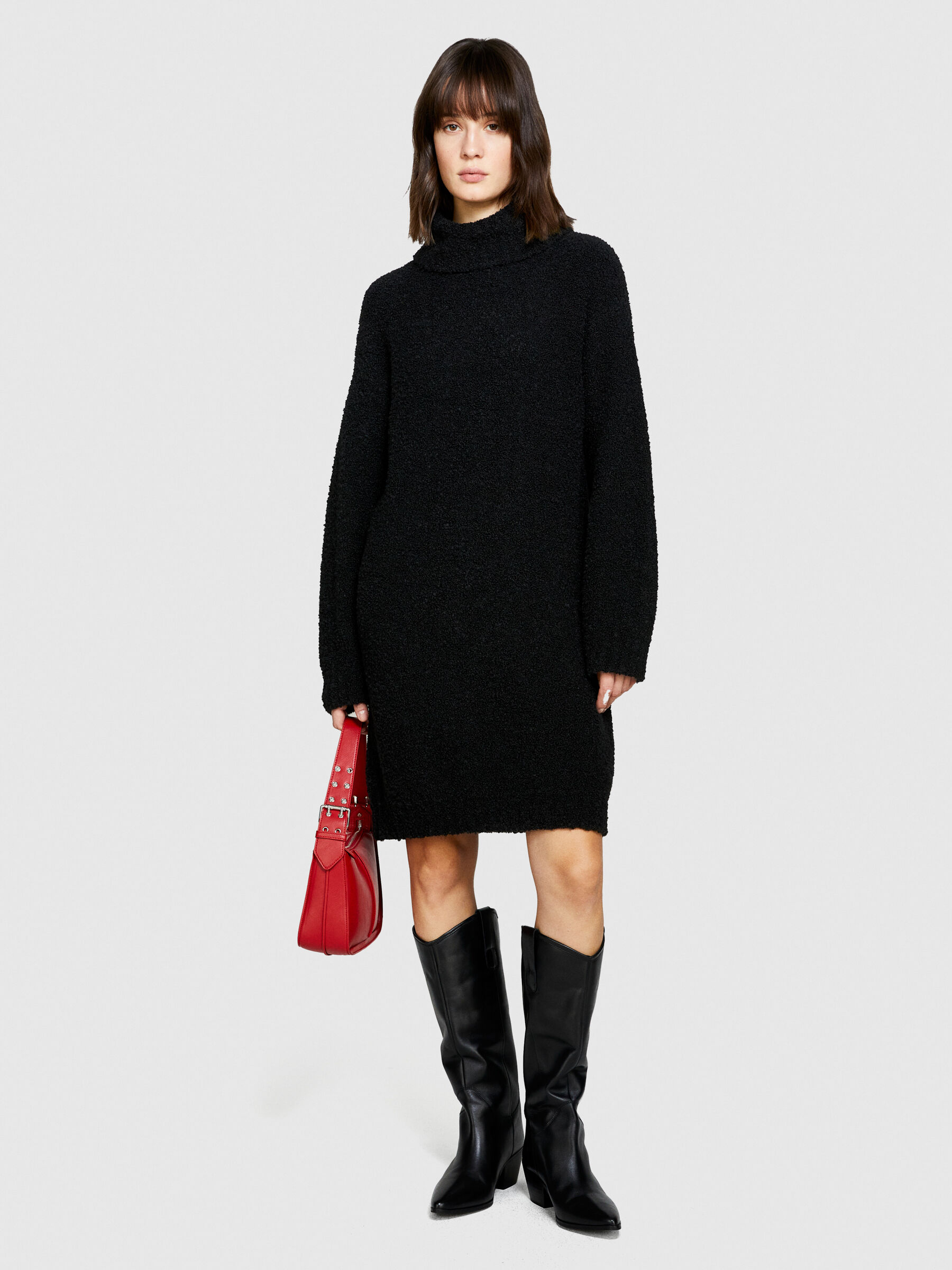 Long ankle length sweater dresses cheap