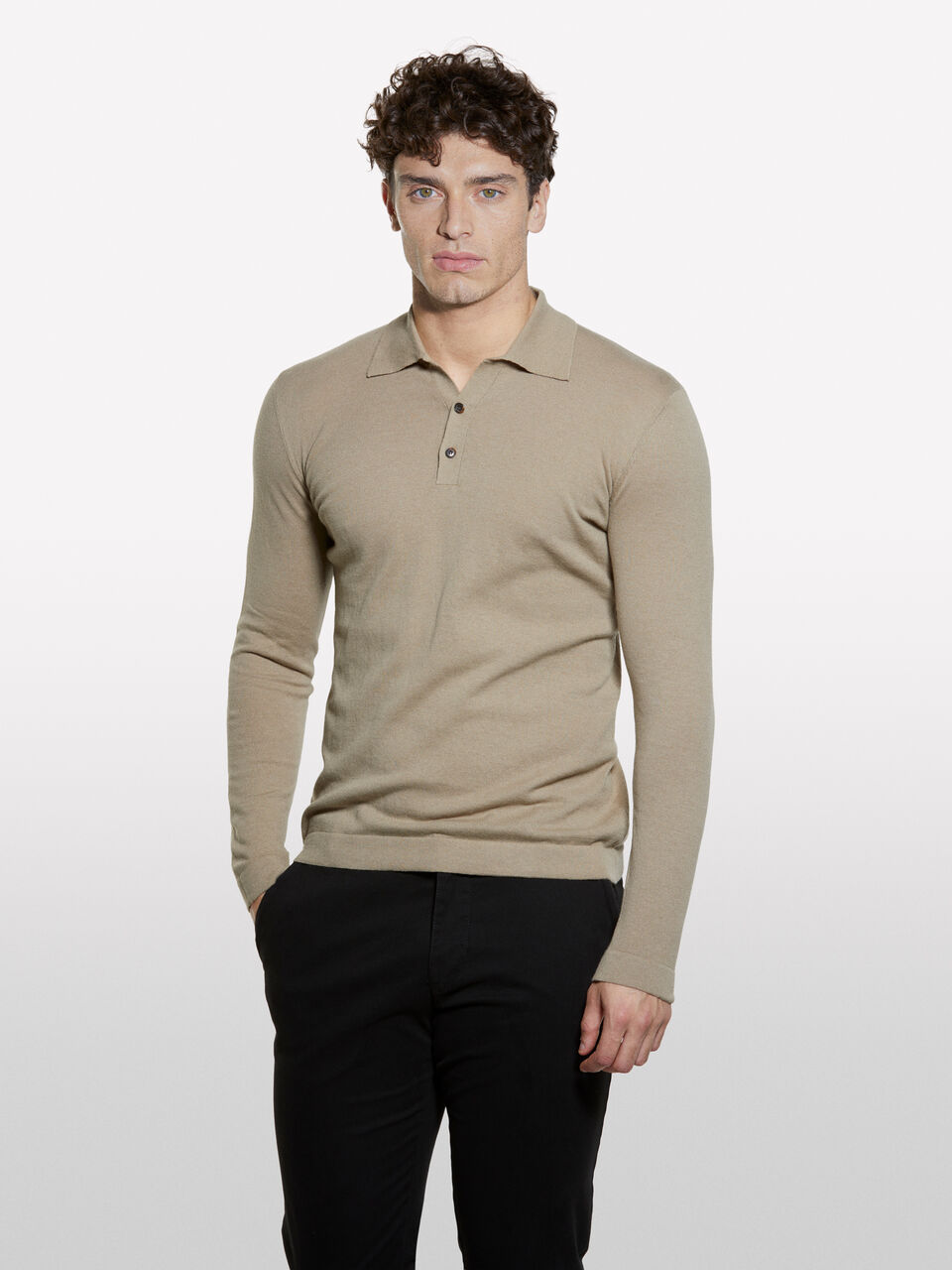 L/S POLO SHIRT Men image number null