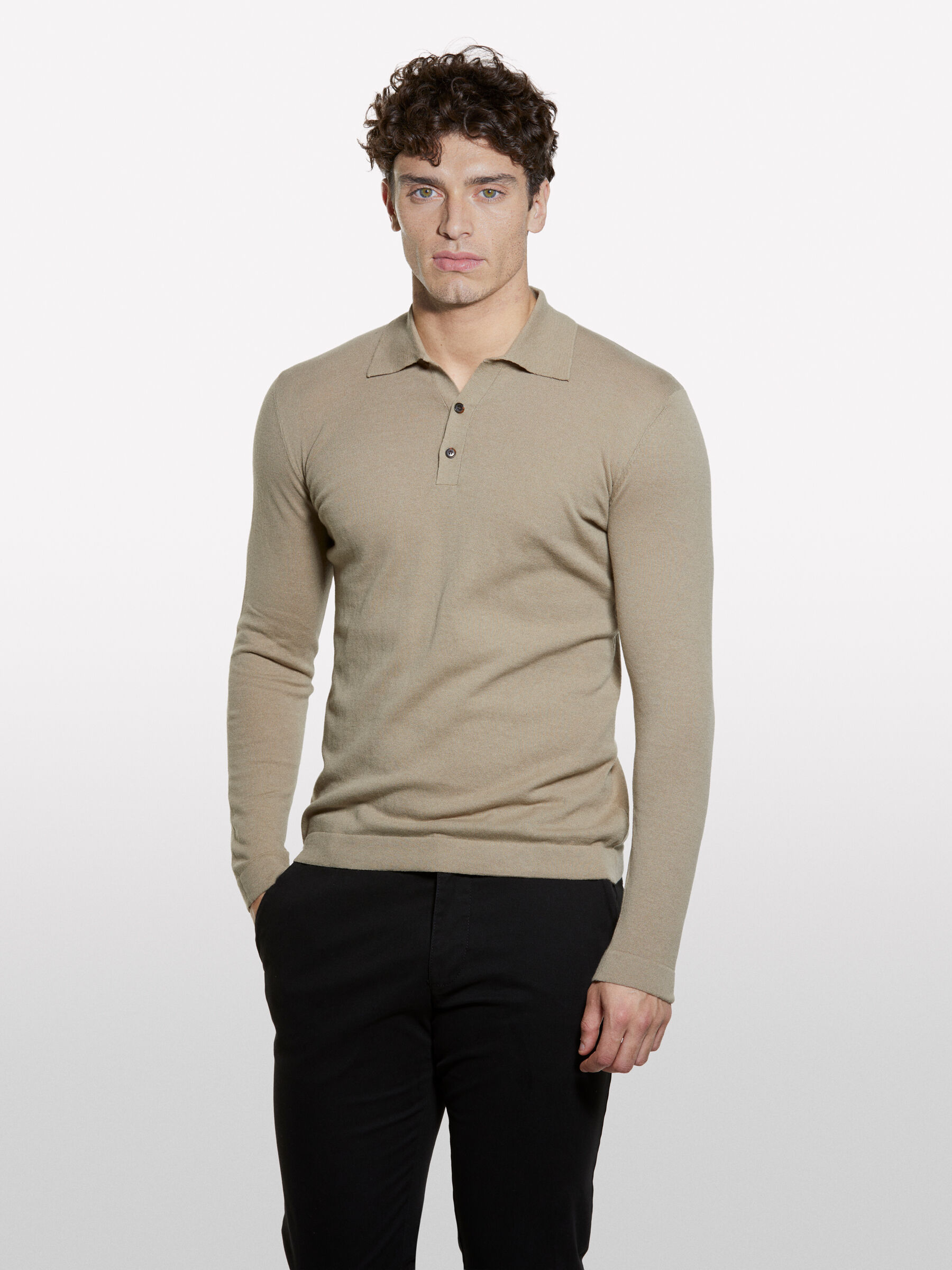L/S POLO SHIRT Men image number null