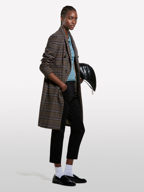 Black cigarette chino trousers - women's chino trousers | Sisley