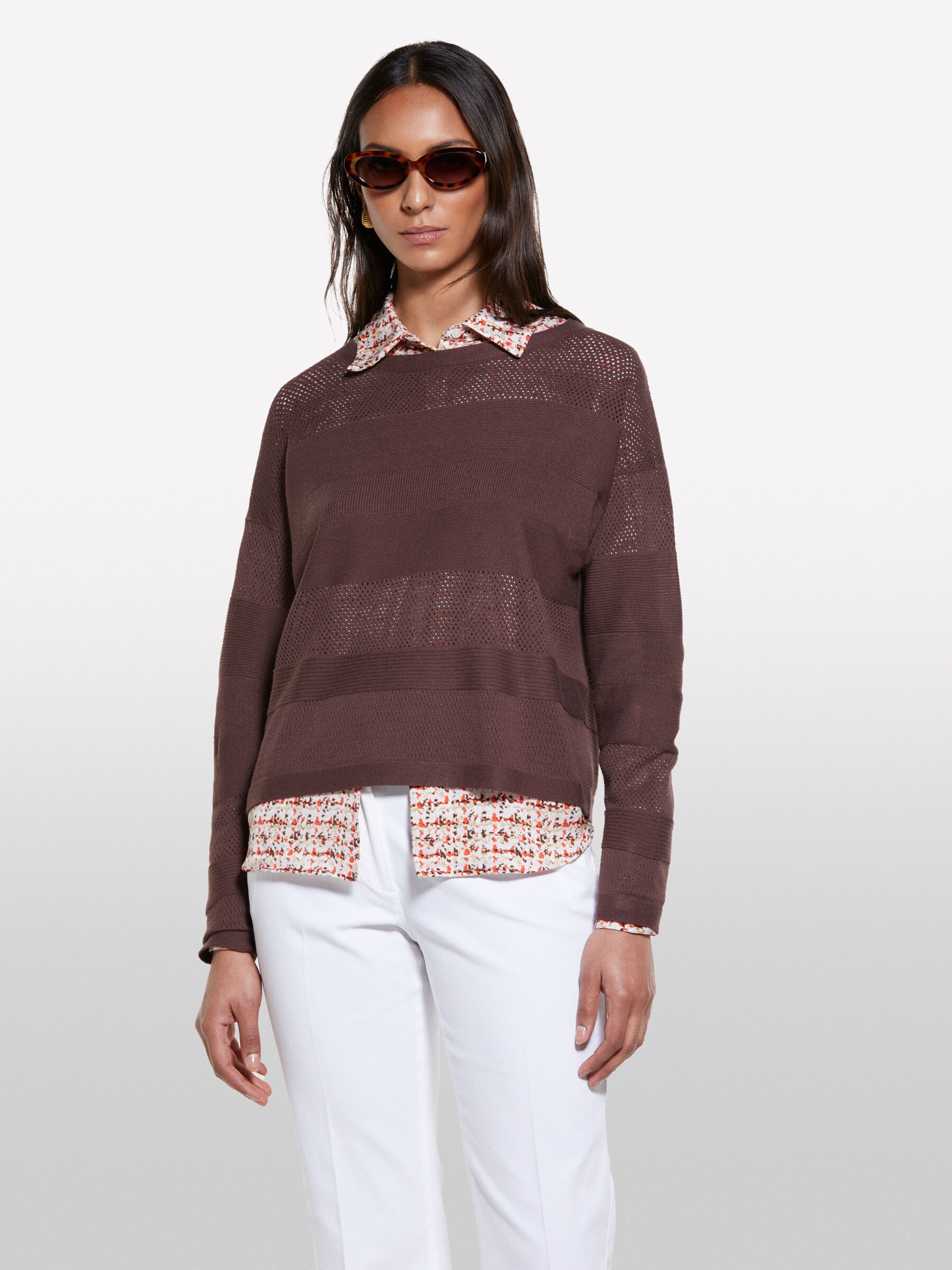 BOAT-NECK SWEAT.L/S Women image number null
