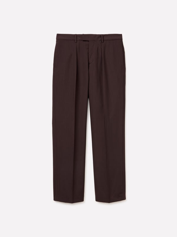 Elegant trousers - men's regular fit trousers | Sisley