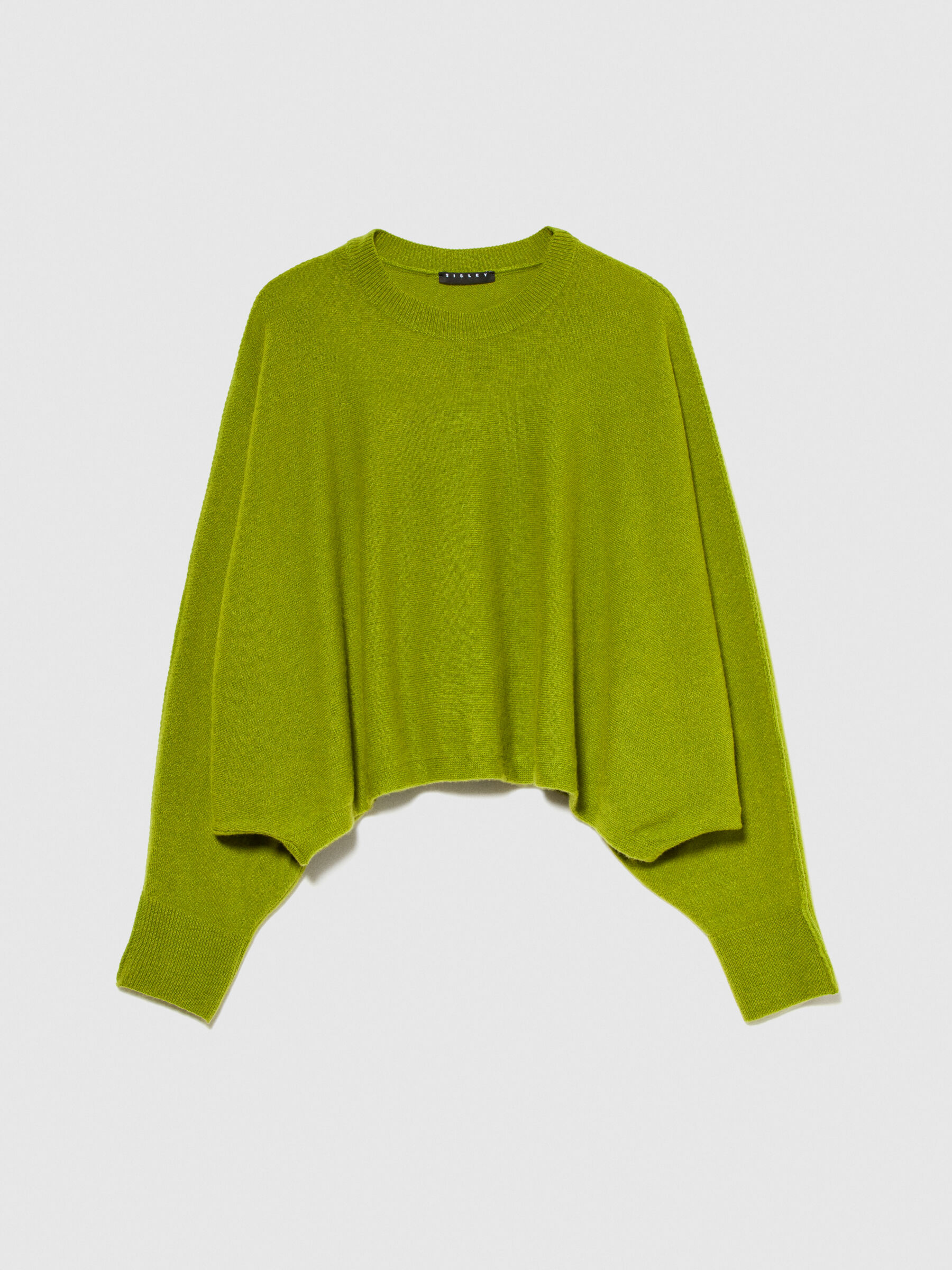 Olive green crop sweater discount