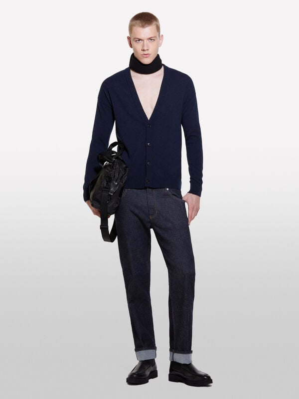 Phoenix dark blue regular fit jeans - men's regular fit jeans | Sisley