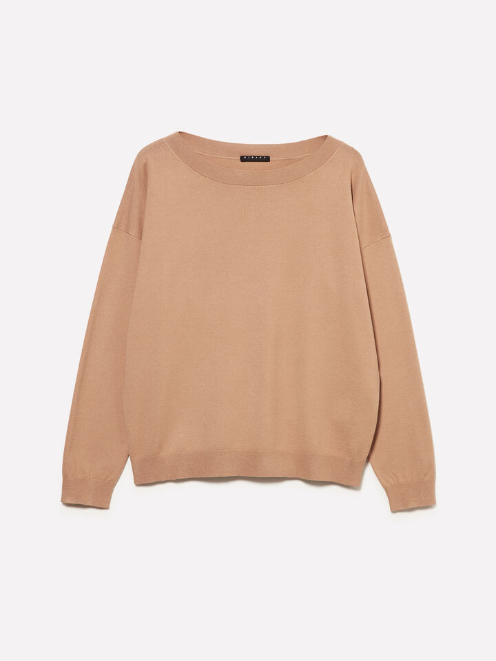 BOAT-NECK SWEAT.L/S Women