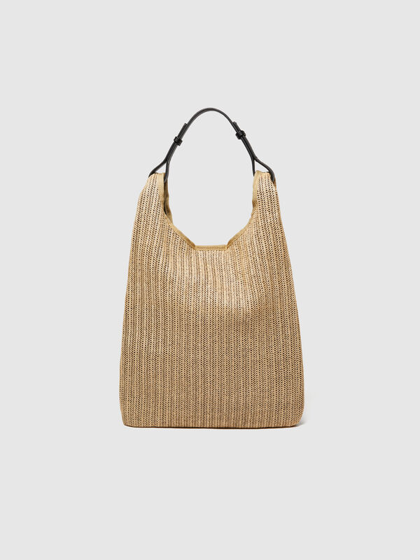 Straw tote bag - women's tote bags | Sisley
