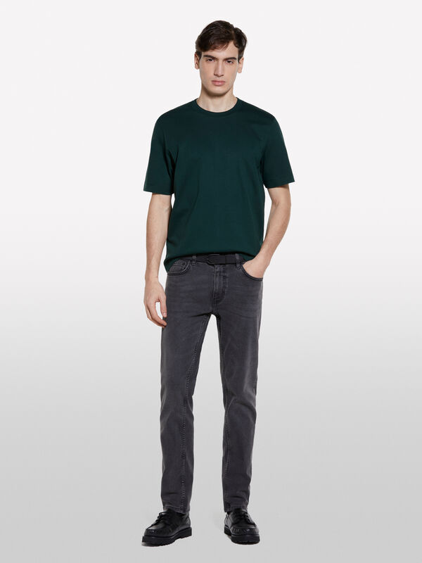 Black Style 74 slim fit jeans - men's slim fit jeans | Sisley