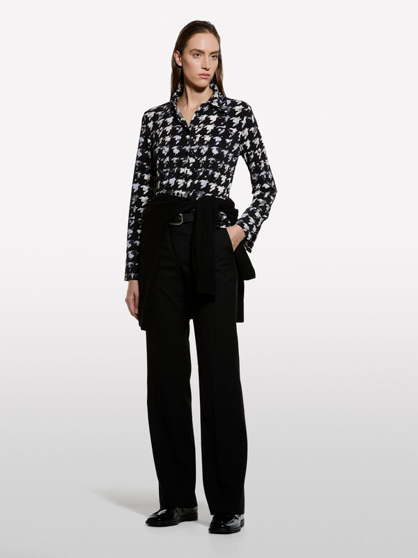 Slim fit printed shirt - women's shirts | Sisley