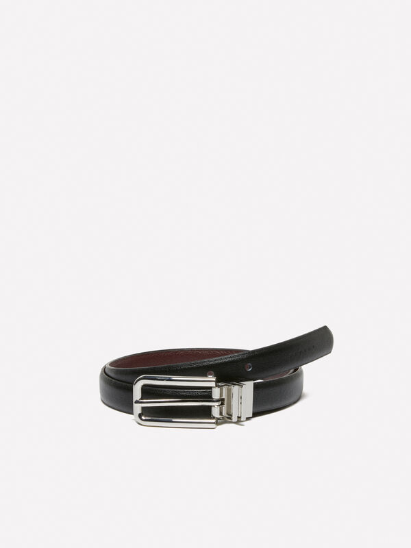 Thin reversible belt - women's belts | Sisley