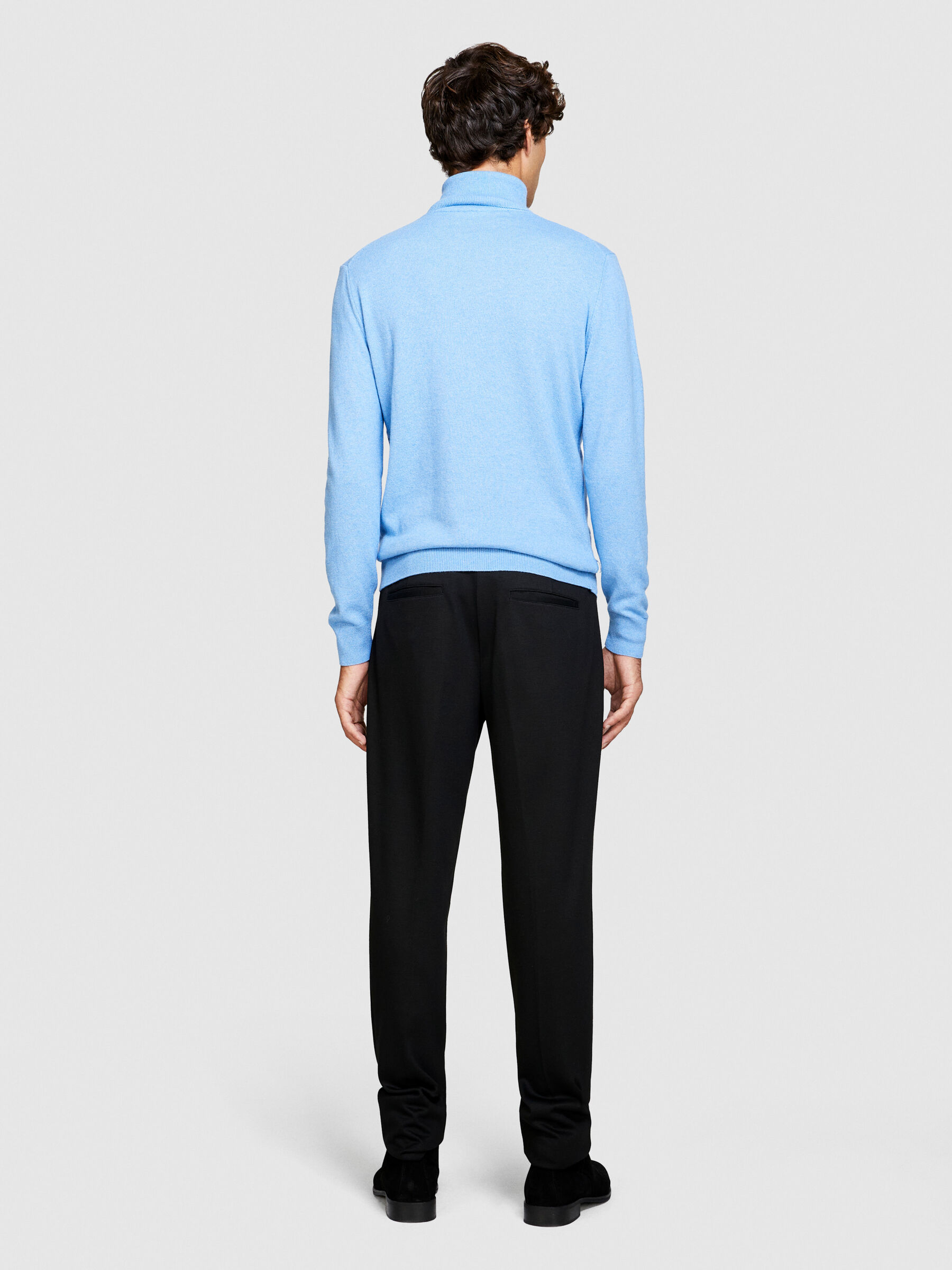 Royal blue turtleneck sweater mens online