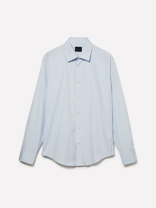 100% cotton shirt - men's regular fit shirts | Sisley