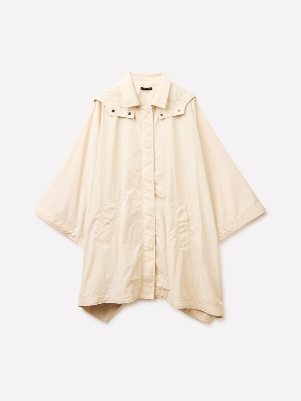 Waxed poncho - women's parkas | Sisley