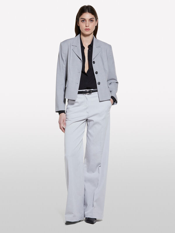 Black oversized fit shirt - women's shirts | Sisley