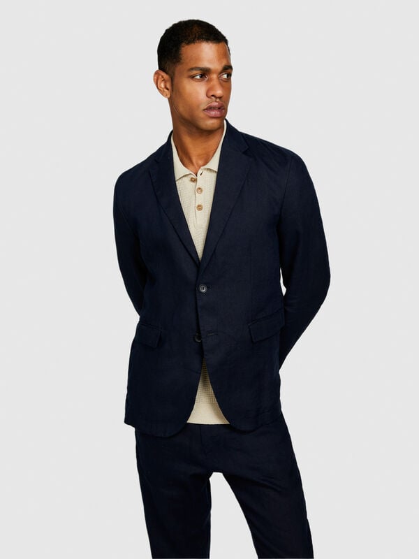 100% linen blazer - men's blazers | Sisley