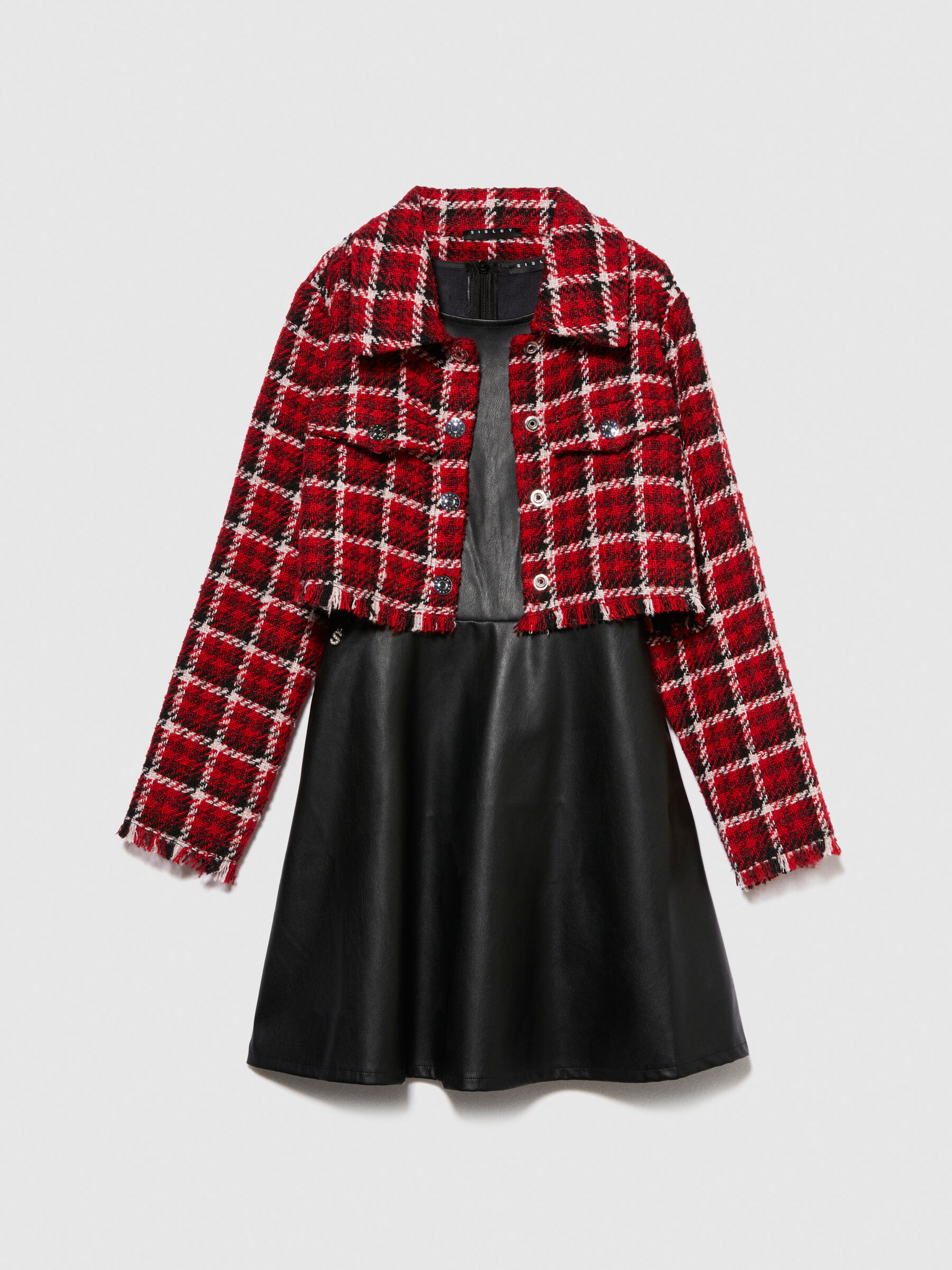 Tweed dress with discount jacket