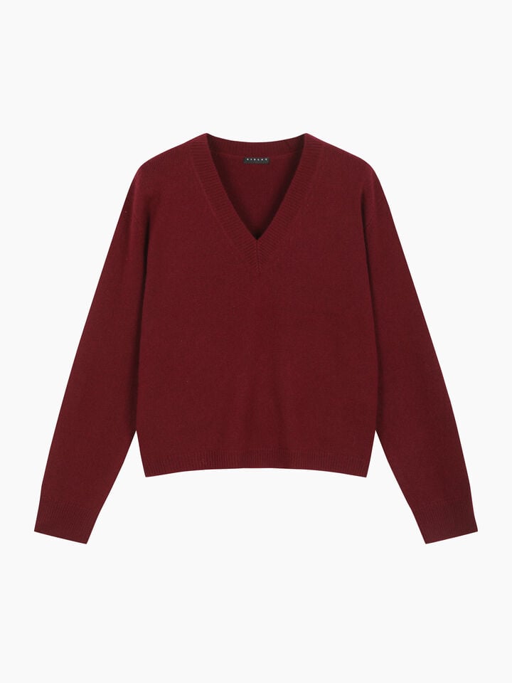 V NECK SWEATER L/S Women