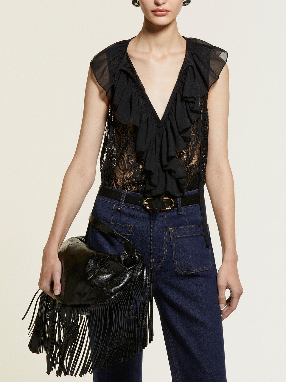 SLEEVELESS SHIRT Women image number null