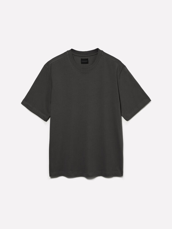 Regular fit crew neck T-shirt - men's short sleeve t-shirts | Sisley