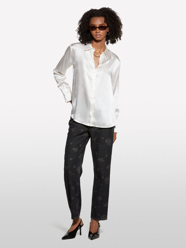 100% silk shirt - women's shirts | Sisley
