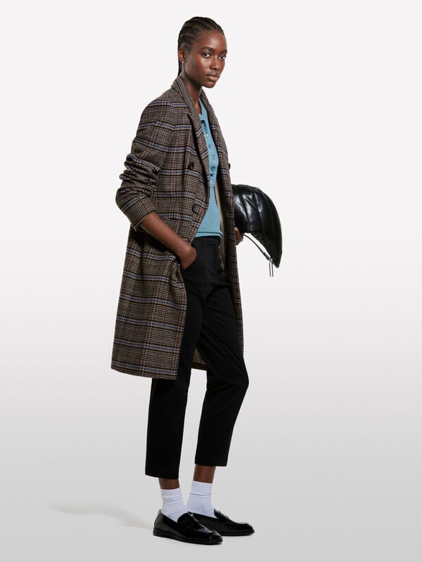 Black cigarette chino trousers - women's chino trousers | Sisley