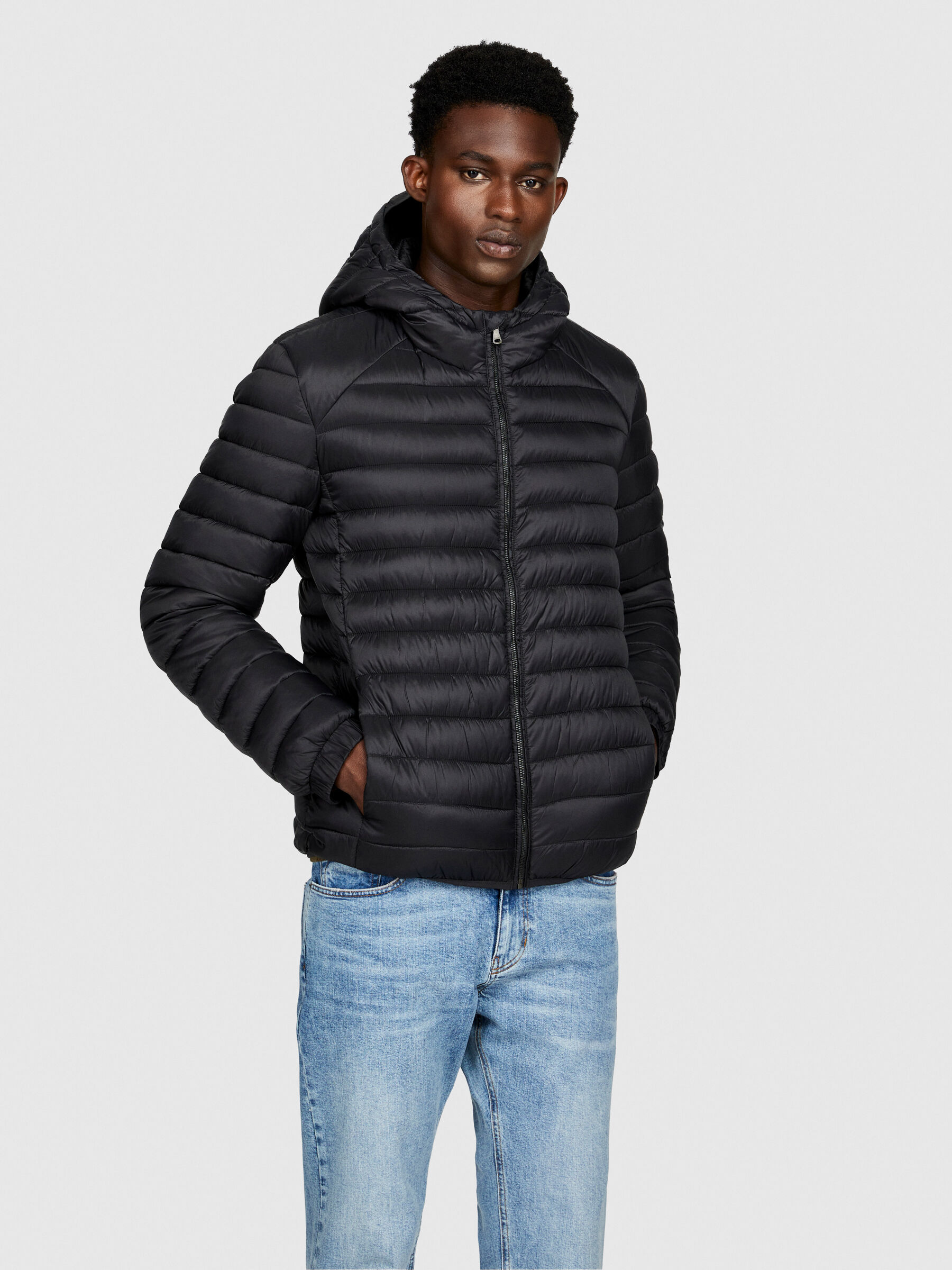 Sisley puffer hotsell jacket