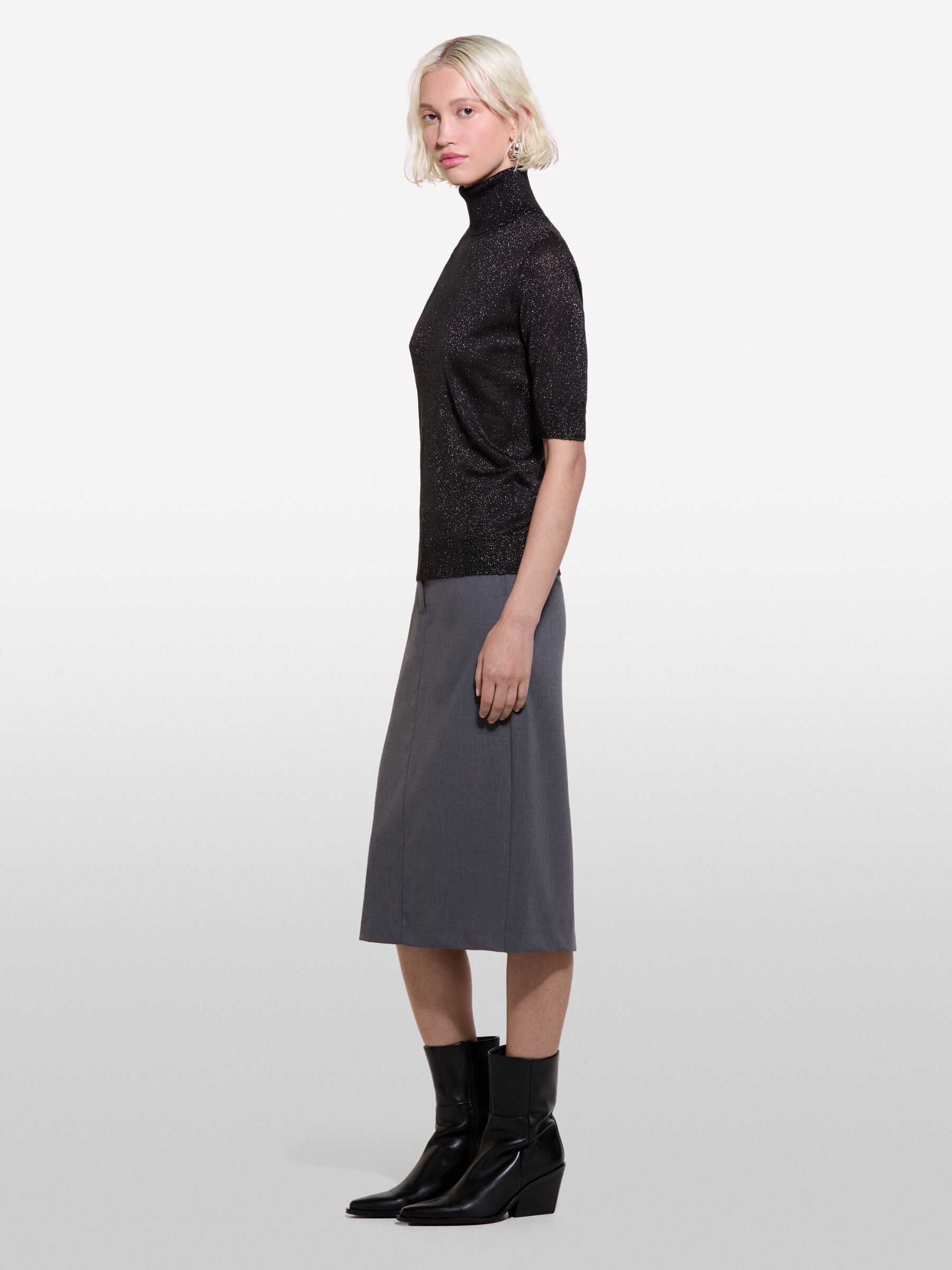 TURTLE NECK SWEATER Women image number null