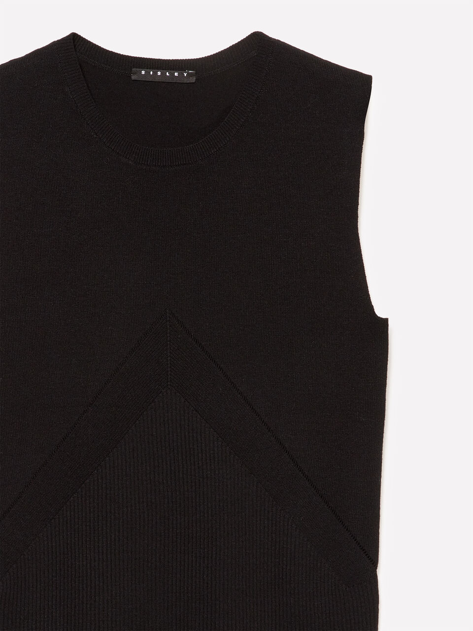 SLEEVELESS SWEATER Women image number null