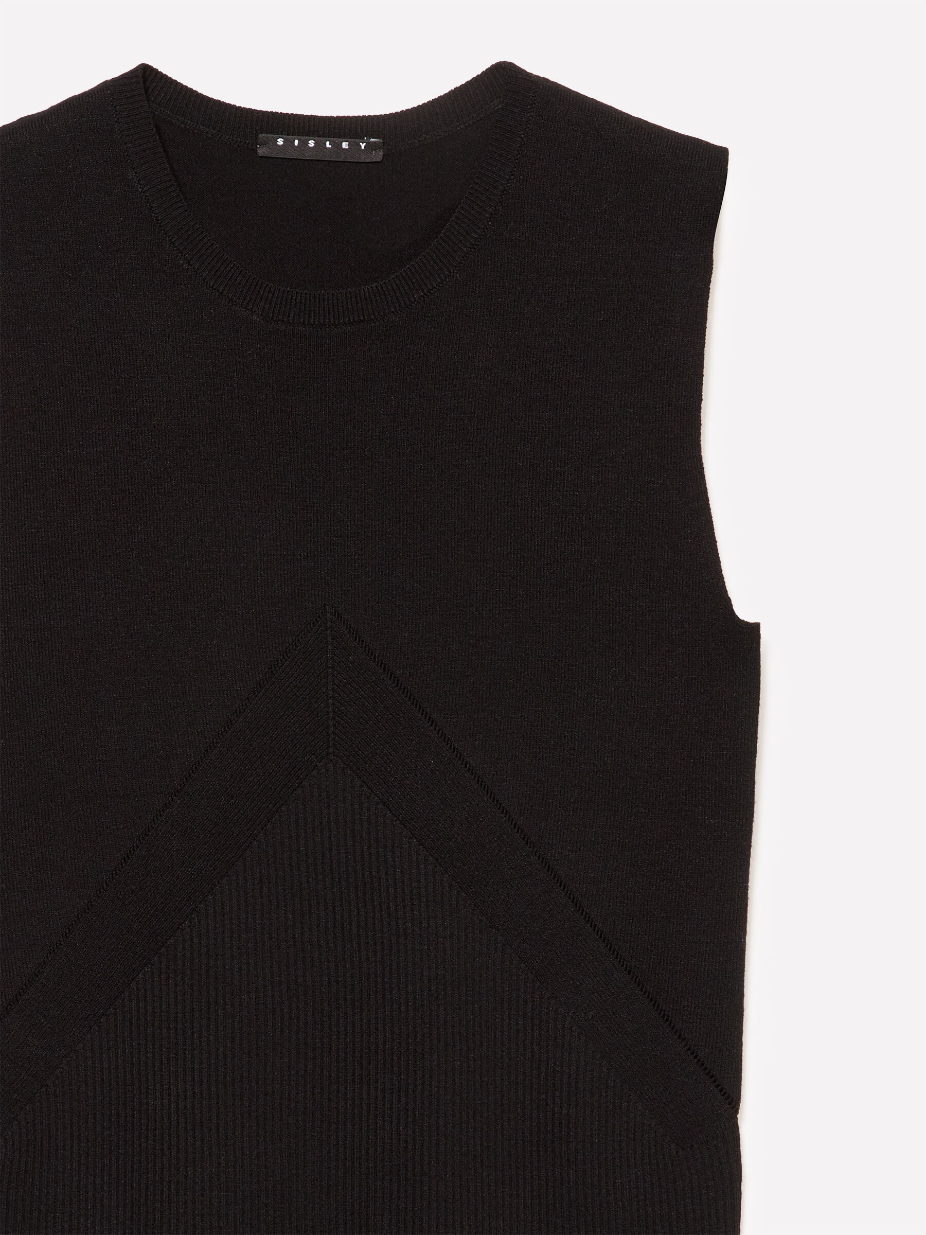 SLEEVELESS SWEATER Women image number null