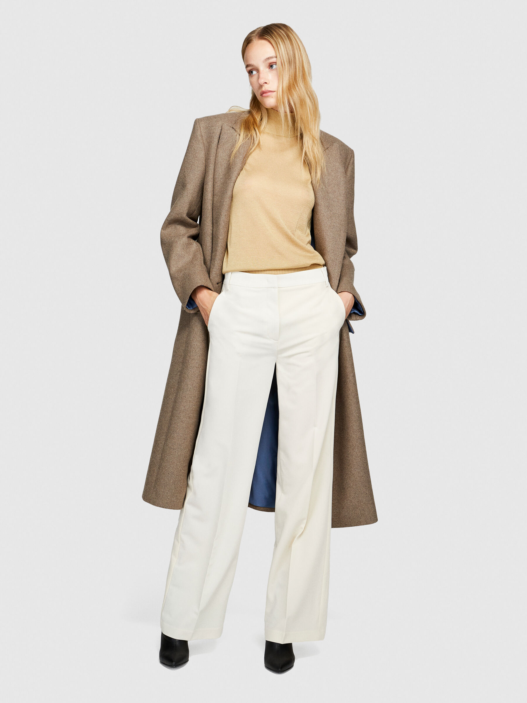 Sisley sales pantaloni palazzo