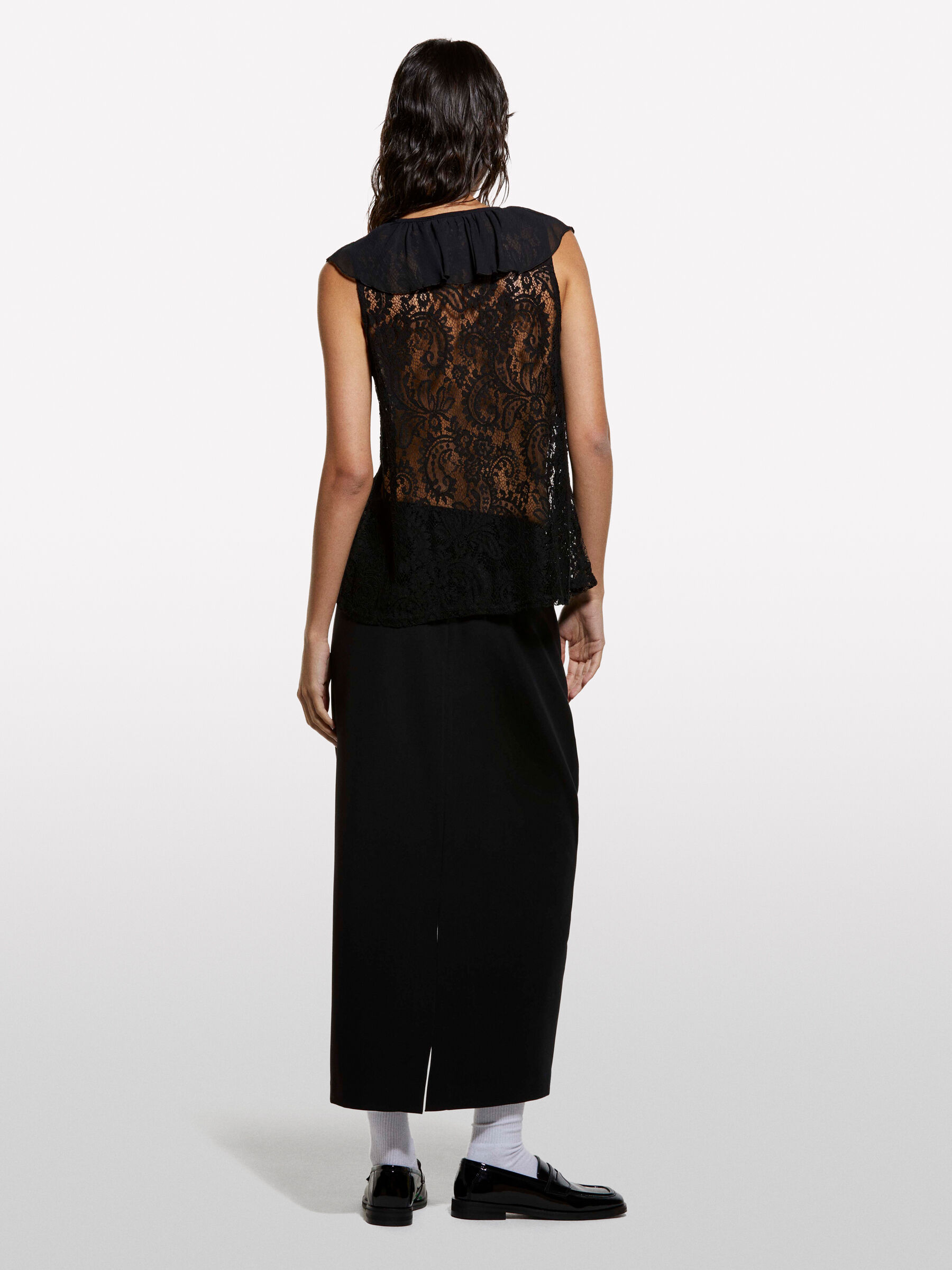 SLEEVELESS SHIRT Women image number null