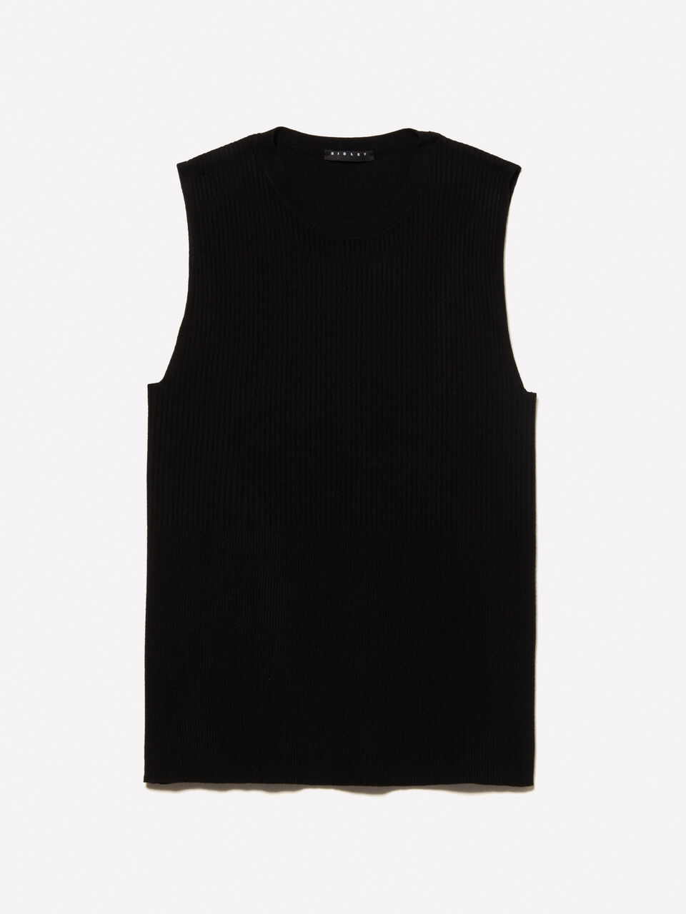 SLEEVELESS SWEATER Women image number null