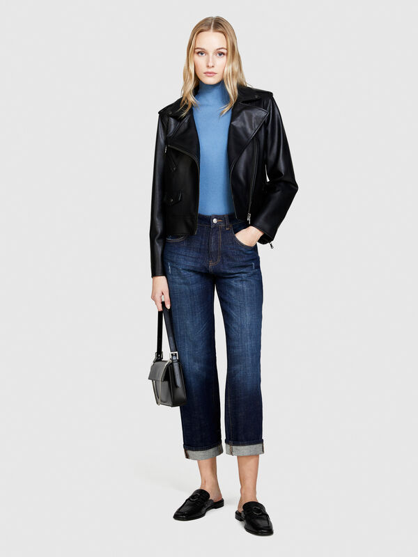 Regular fit Manhattan jeans with cuff Women