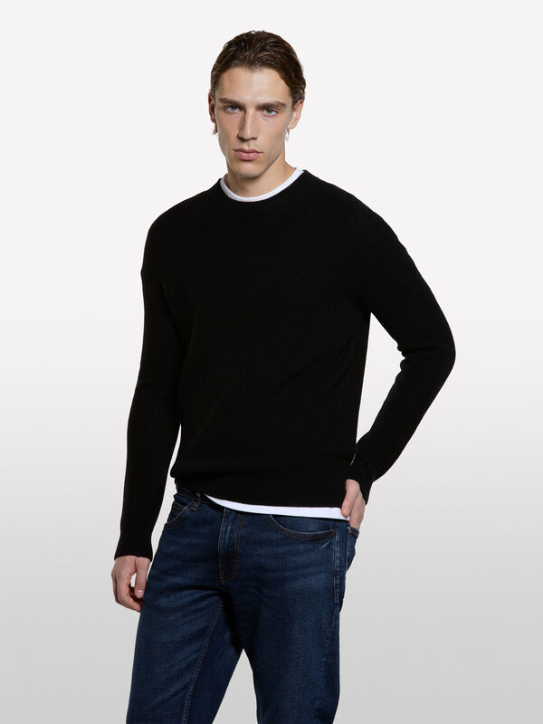 Crew neck sweater - men's crew neck sweaters | Sisley