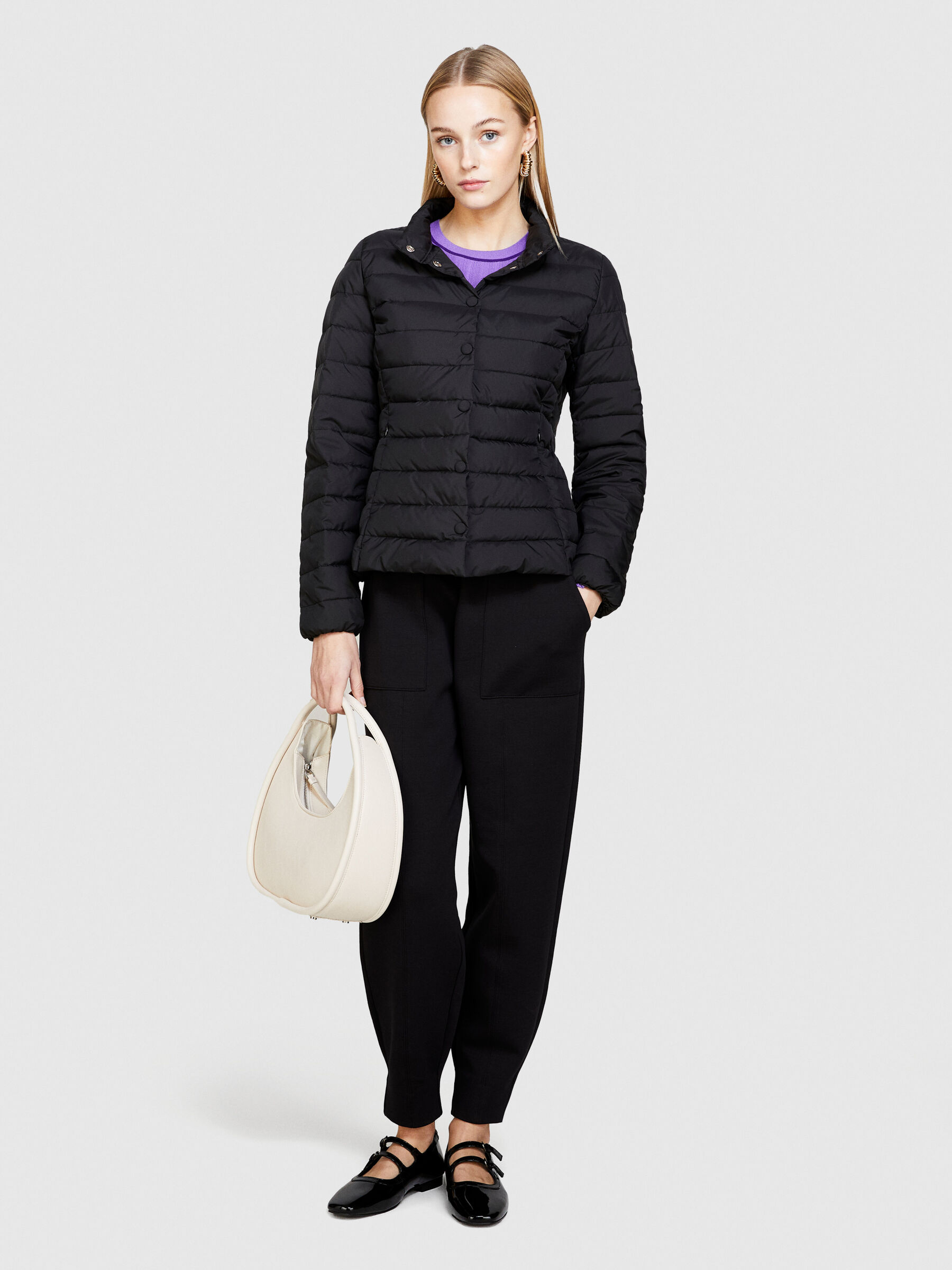 Slim fit padded jacket women's outlet