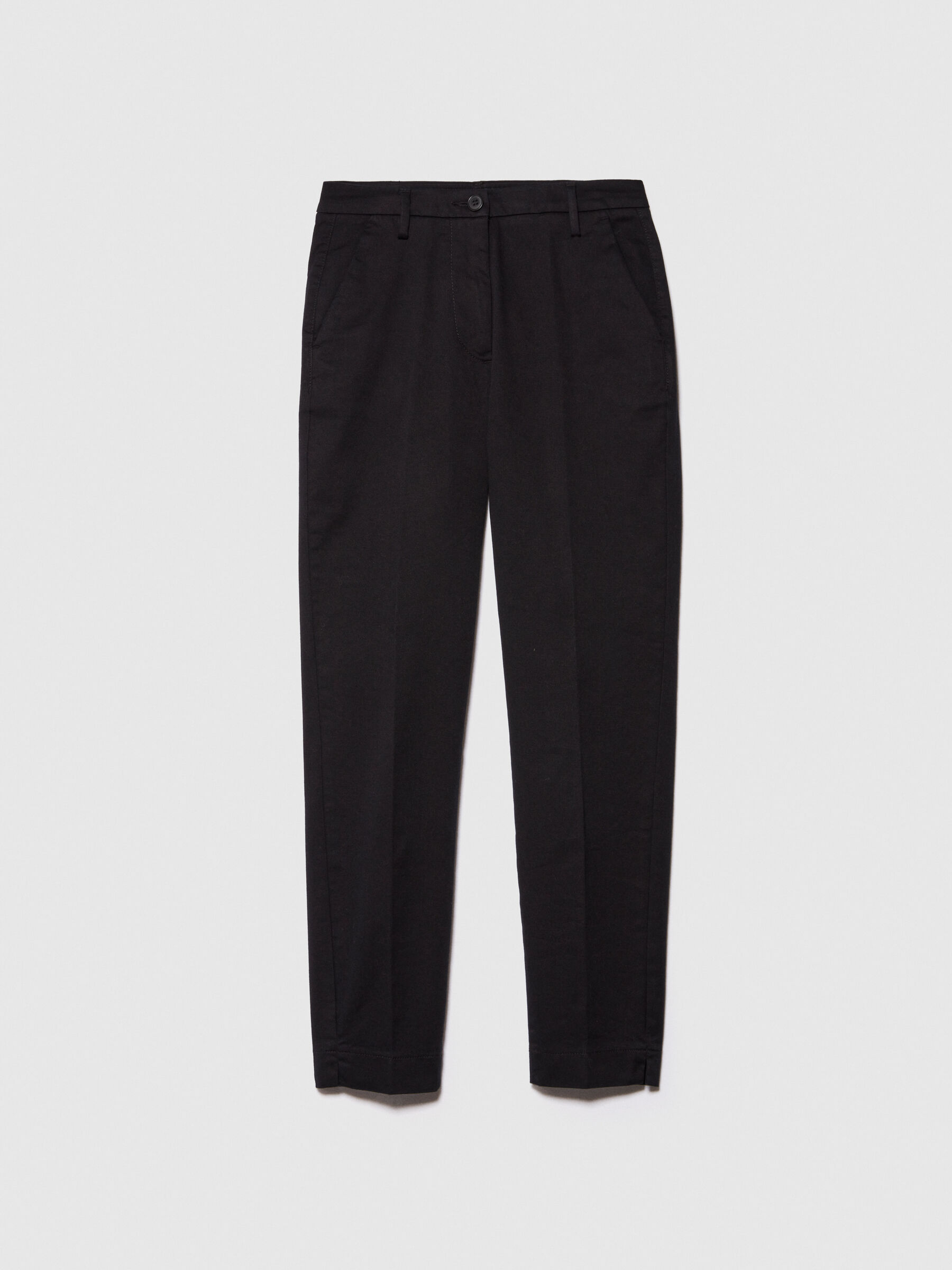 Black cotton chinos sales womens
