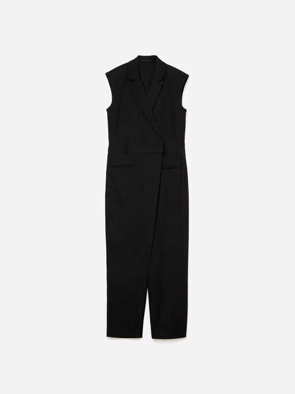 Sleeveless one-piece jumpsuit - women's jumpsuits | Sisley