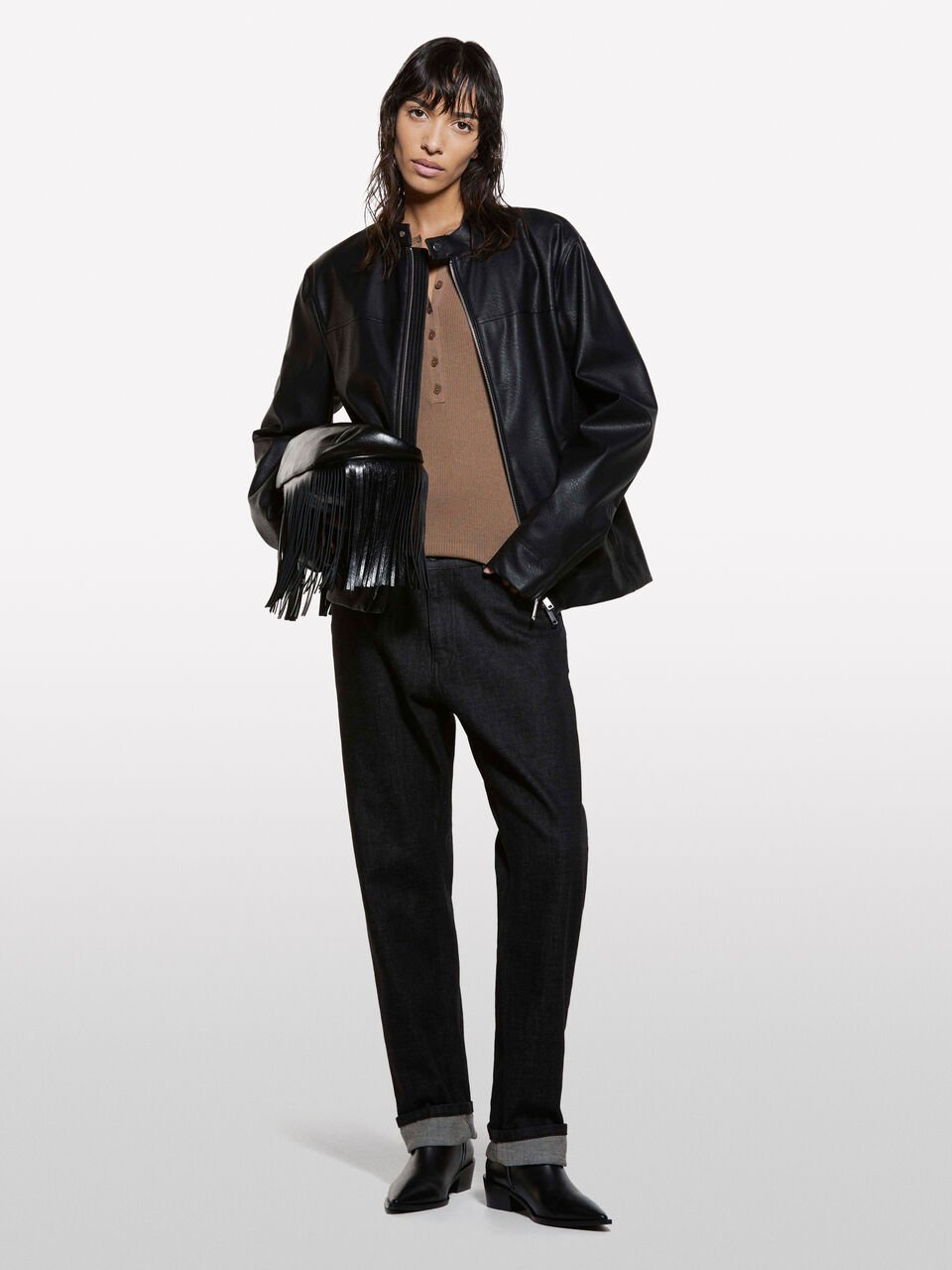 ROUND NECK SWEATL/S Women image number null