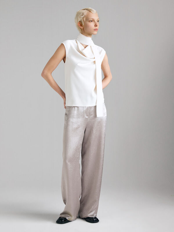 Top with scarf - women's tops | Sisley