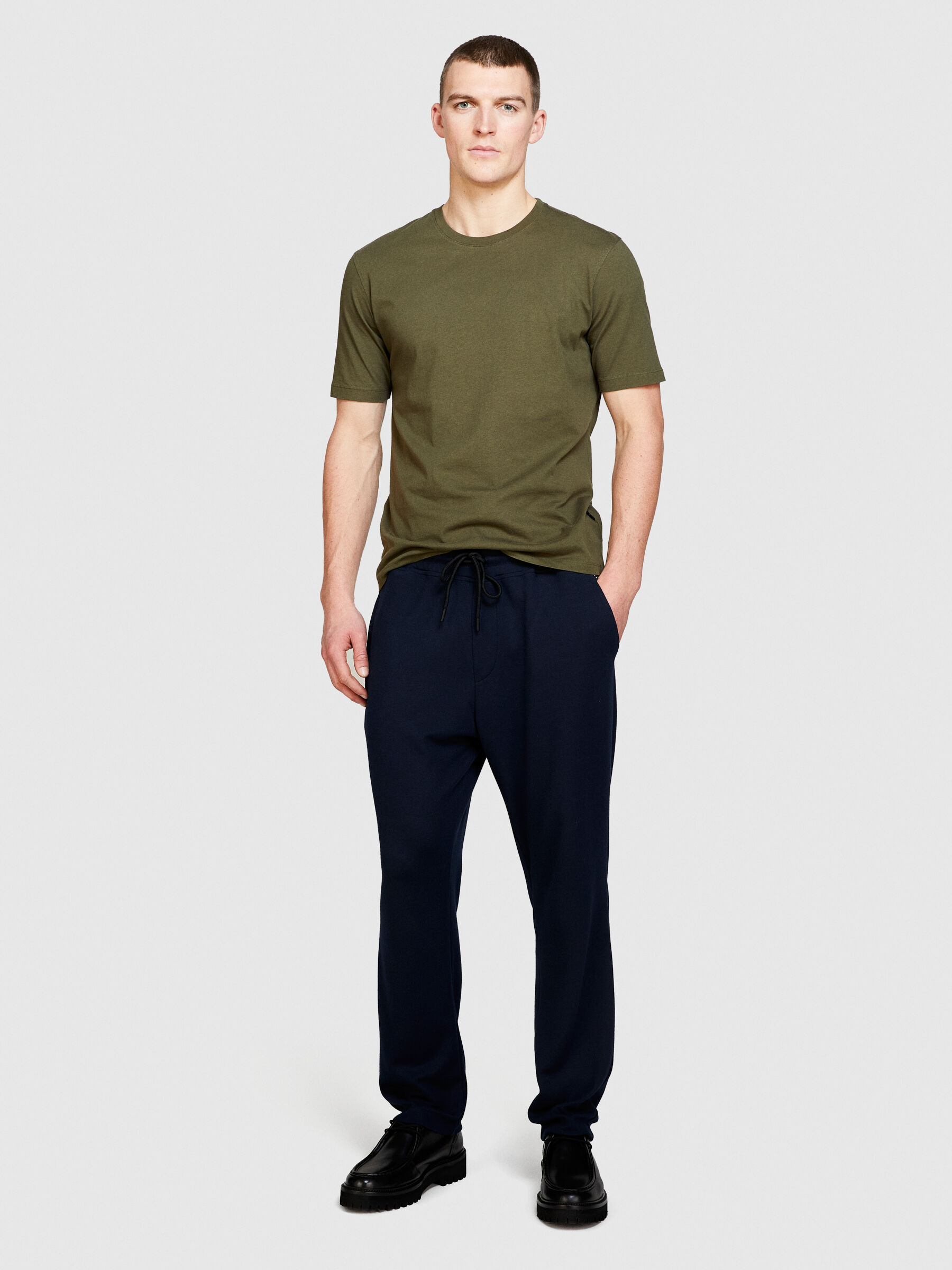 Mens sales pinstripe joggers