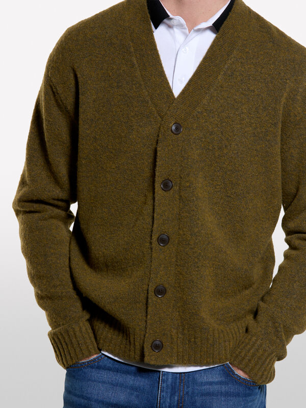 Cardigan with buttons - men's cardigans | Sisley