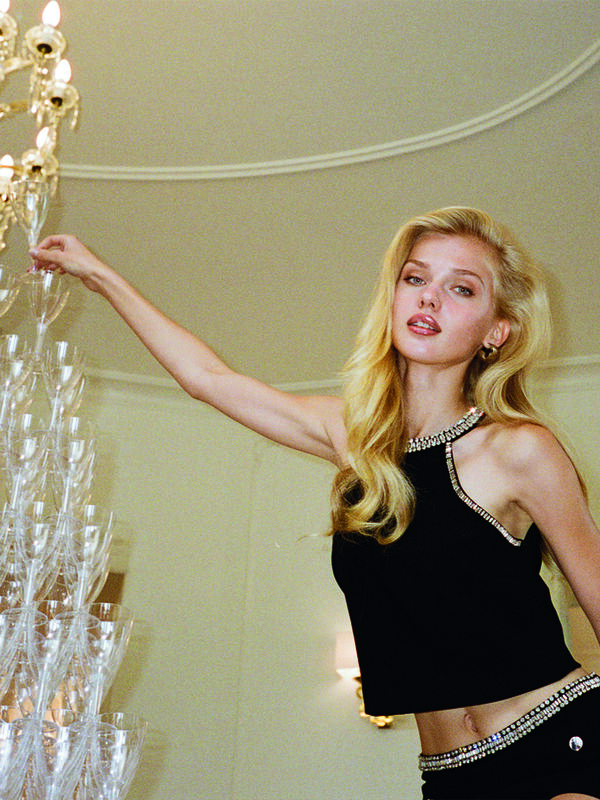 Top with jewel applique - women's tops | Sisley