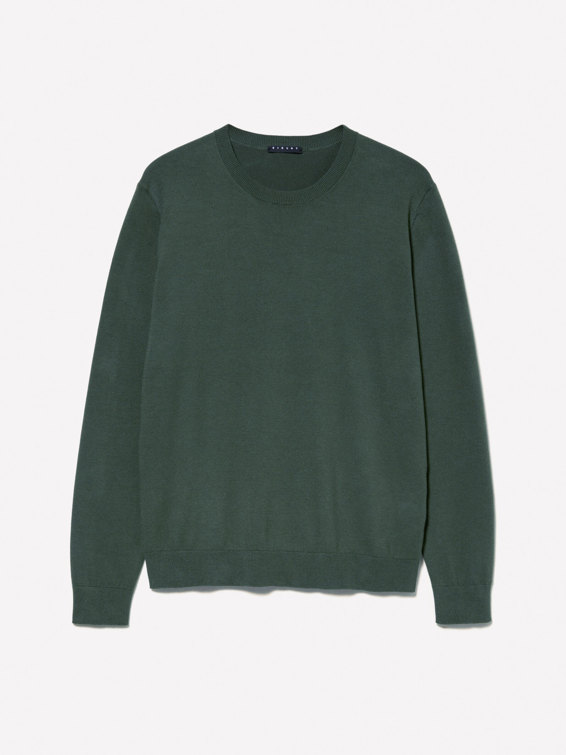 Solid military green sweater