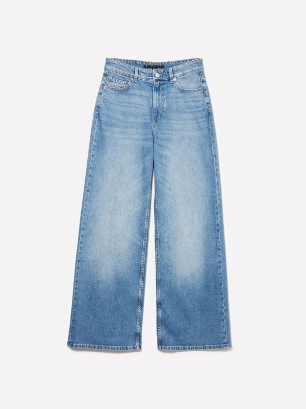 Light Style 72 wide fit jeans - women's palazzo jeans | Sisley