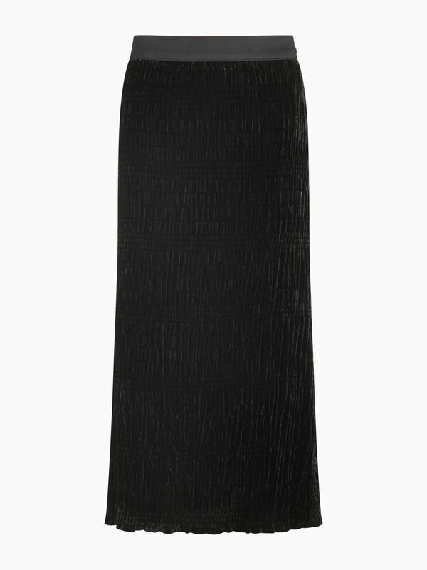 Long velvet skirt - sisley k longuette skirts | Sisley K