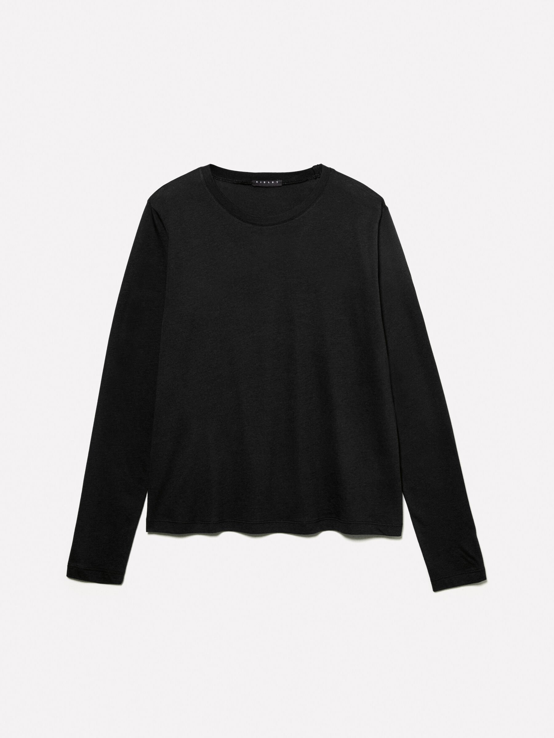 美品 L 長袖 DENHAM Long T-shirt BLACK Yohji Yamamoto POUR HOMME Crew Neck Long Sleeve T-Shirt