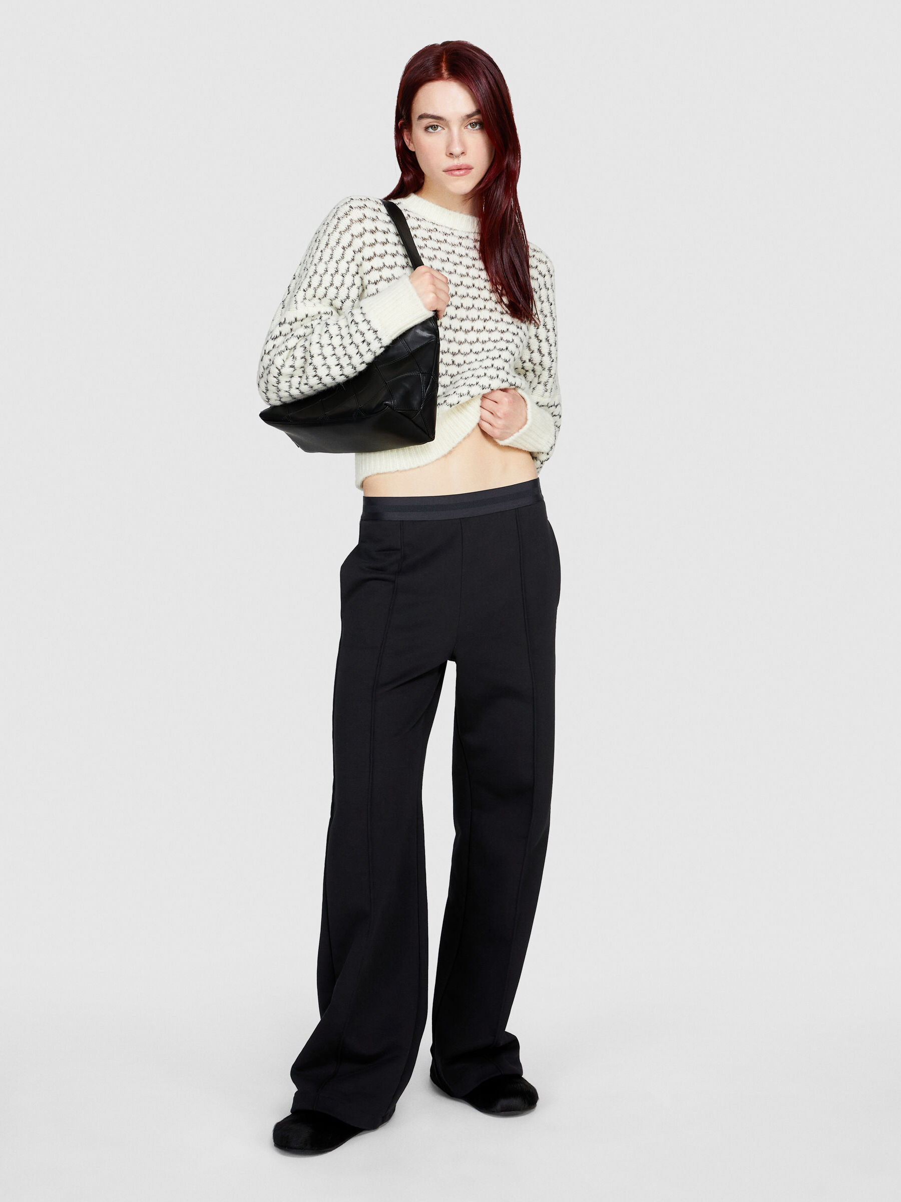 Palazzo sweatpants Black Sisley