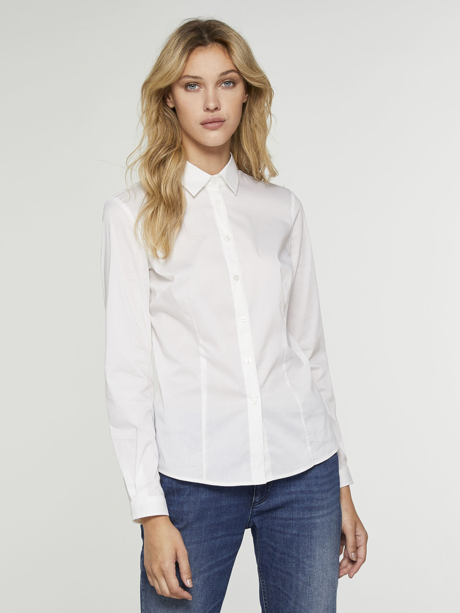 Slim fit shirt Women image number null