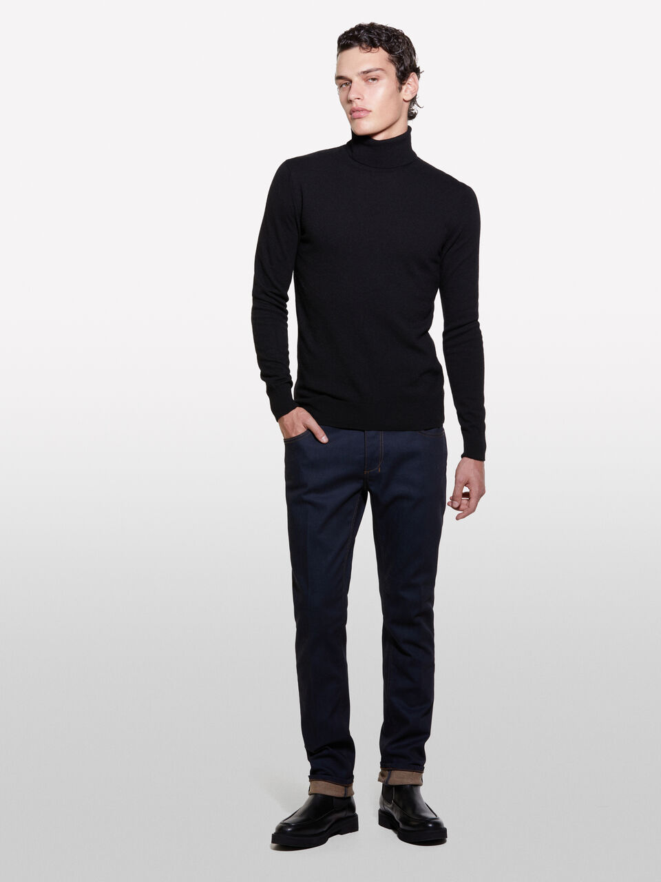 TURTLE NECK SW. L/S Men image number null